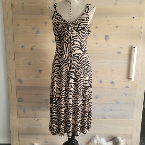 Cupshe Animal Print Swim Cover-Up Dress  size S, NWT - Picture 2 of 7